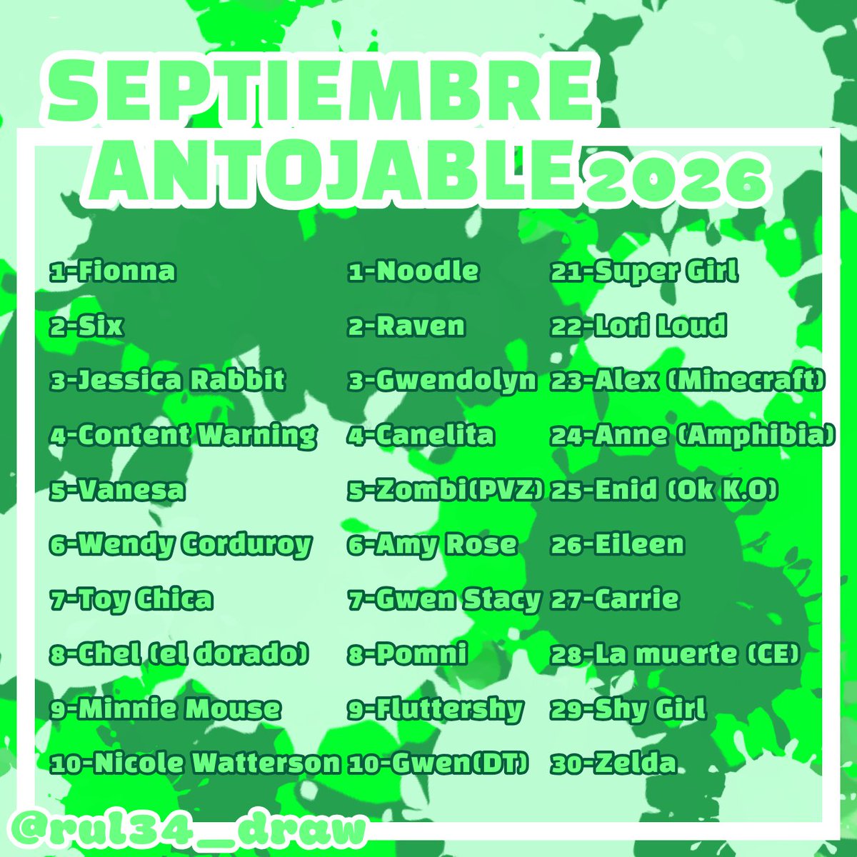 Rul334dibujos18's tweet photo. Septiembre ANTOJABLE #1 Fionna | ojalá les guste :3
#random #arte #art #artista #artist #dibujos #draws #drawings #dibujo #animación #animation #littlenightmares #dibujo2d #dibujante #cartoonist #parati #rule34 #porn #drawporn https://t.co/7jioK25256