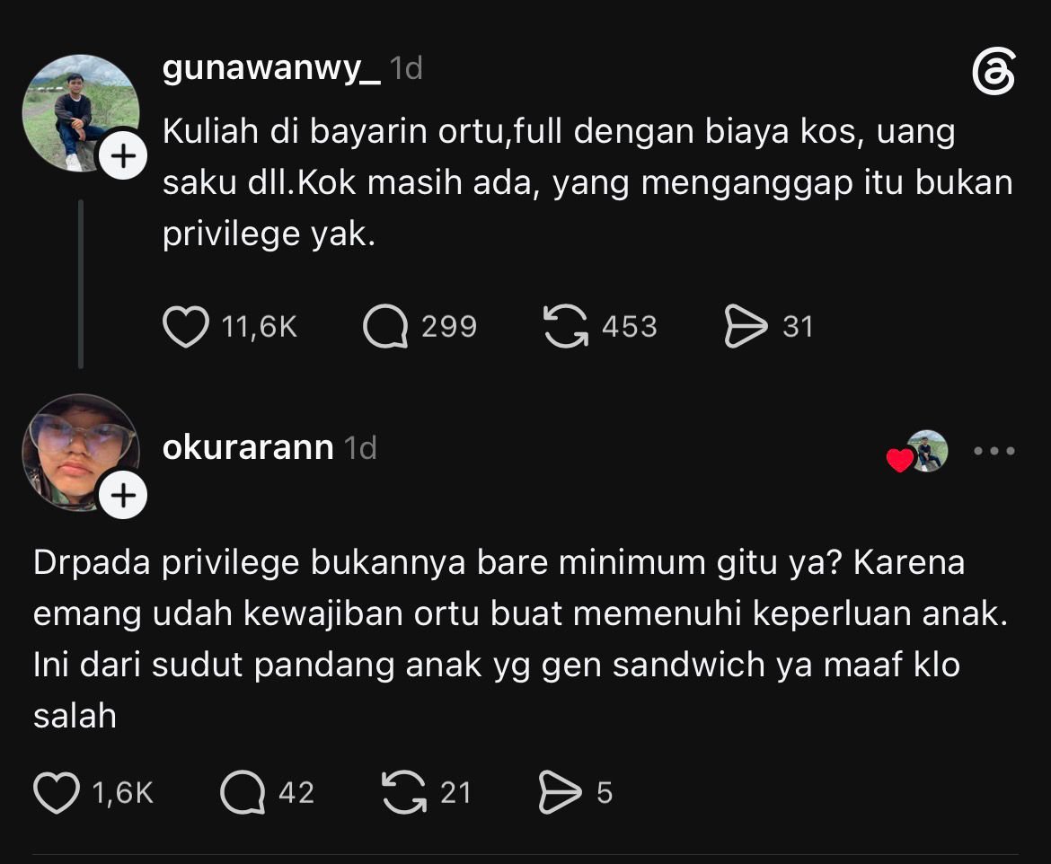 pistaciyou's tweet photo. jadi menurut kalian dibiayai kuliah sama ortu itu bare minimum sebagai orangtua atau malah privilege karena ga semua anak bisa ngerasain? https://t.co/qD4YeNKsjY