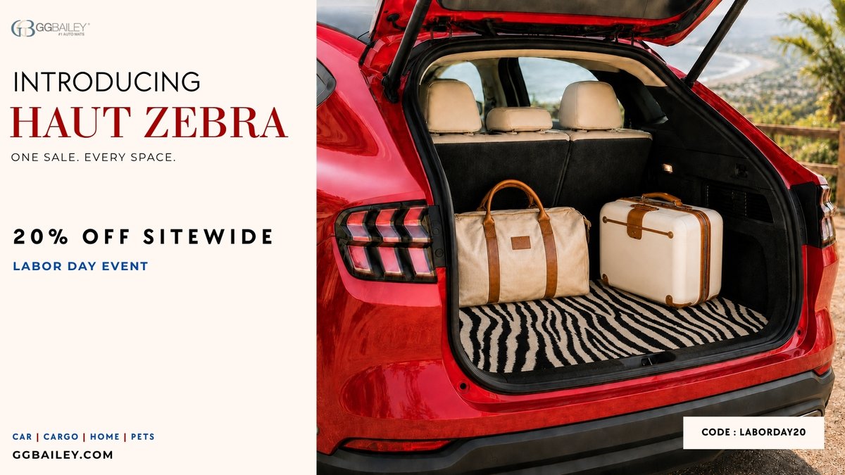 GGBaileyLLC's tweet photo. Introducing Haut Zebra, our bold new custom mat design, exclusively at GGBAILEY.
Get 20% off sitewide with code LABORDAY20.
Shop now: https://t.co/uUtXqEjFUi
#HautZebra #GGBAILEY #LaborDaySale https://t.co/VMcZUEFsw1