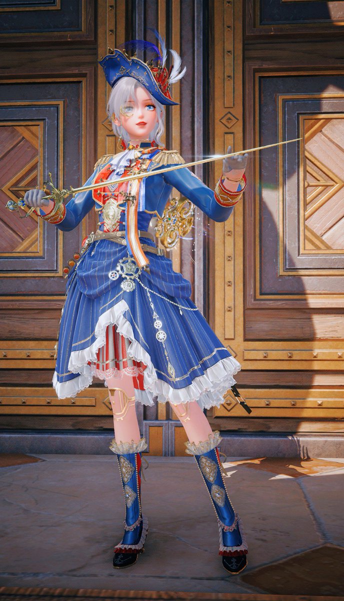 leebitohannie's tweet photo. @Lexiigames I enjoy these challenges so much! It gives me a jumping off point for my creativity. Meet Nikki, Clockwork Captain of the Guard! 🗡🛡 https://t.co/e9b2j9Twwh