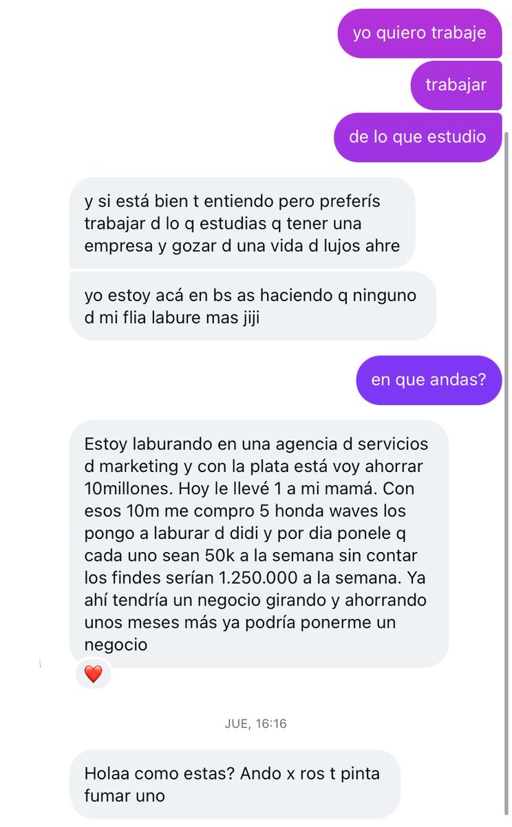violebecerra's tweet photo. Ese pibe que te quiere mantener y anda en esa https://t.co/xzCdqGnRnO