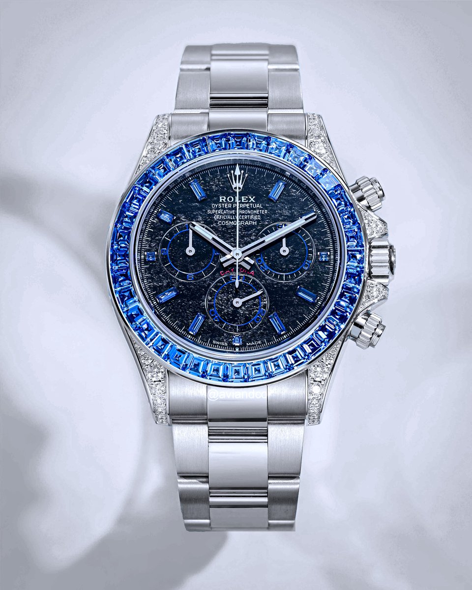 Rolexclocks's tweet photo. Rolex Daytona “Blue Sapphire" https://t.co/JzHwCw3Rda
