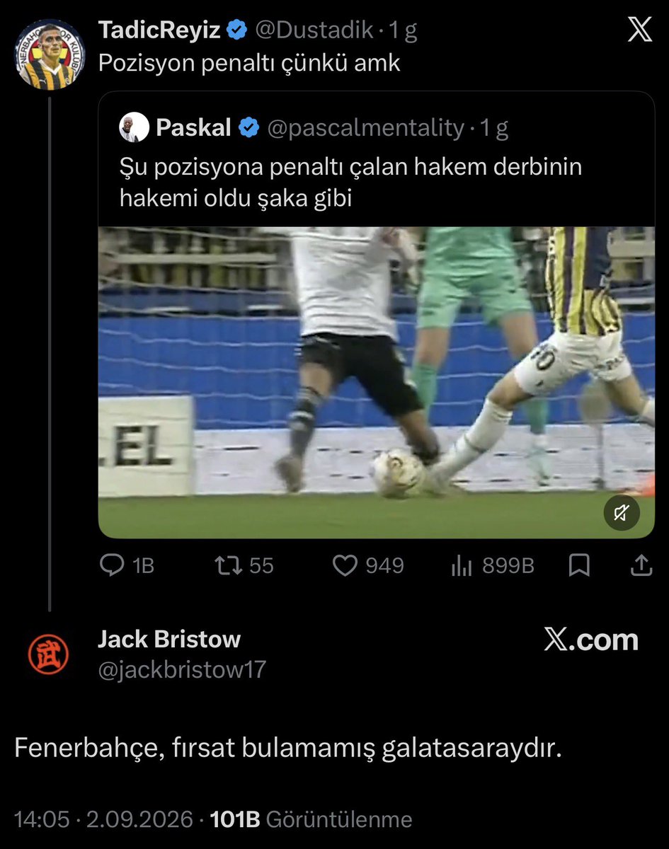 BjkMedyaTakip's tweet photo. fenerbahçe, fırsat bulamamış galatasaraydır. 

Muazzam tespit https://t.co/McZNKmsLgP