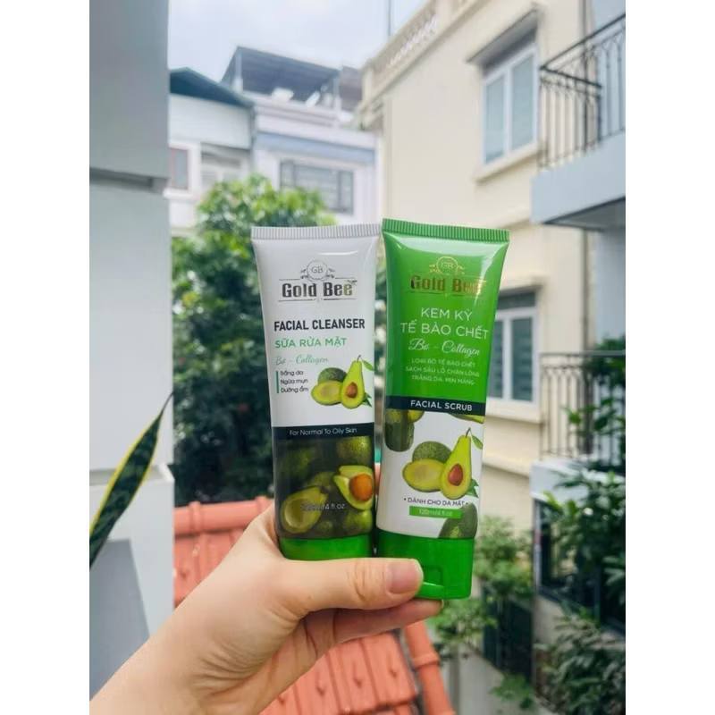 MarceIgnCoJe's tweet photo. Sữa rửa mặt và kem tẩy tế bào chết Gold Bee chiết xuất bơ giúp làm sạch dịu nhẹ, loại bỏ tế bào chết, mang lại làn da mềm mịn, tươi trẻ mỗi ngày. #ChămSócDa https://t.co/Uwi7QvuQqp