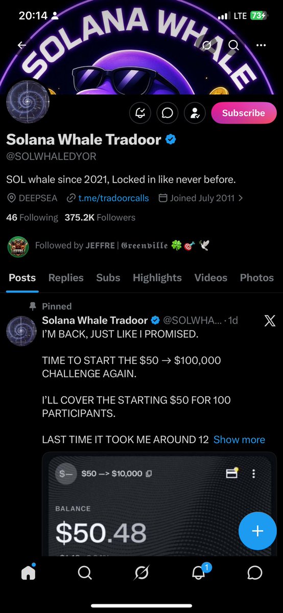 Kodeeace's tweet photo. @twitgameboy @SOLWHALEDYOR TR4eGbyLaWQf2EFFSFwAi97WMFbceXUPRR

I hope I’m not late 🤲🏿 https://t.co/uX9j8JGcTX