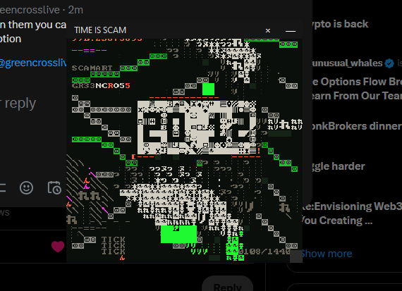 ohn0x4's tweet photo. @greencrosslive so good, dont wanna expose my desktop but it stays on the second screen https://t.co/PoWvz0rV8Y