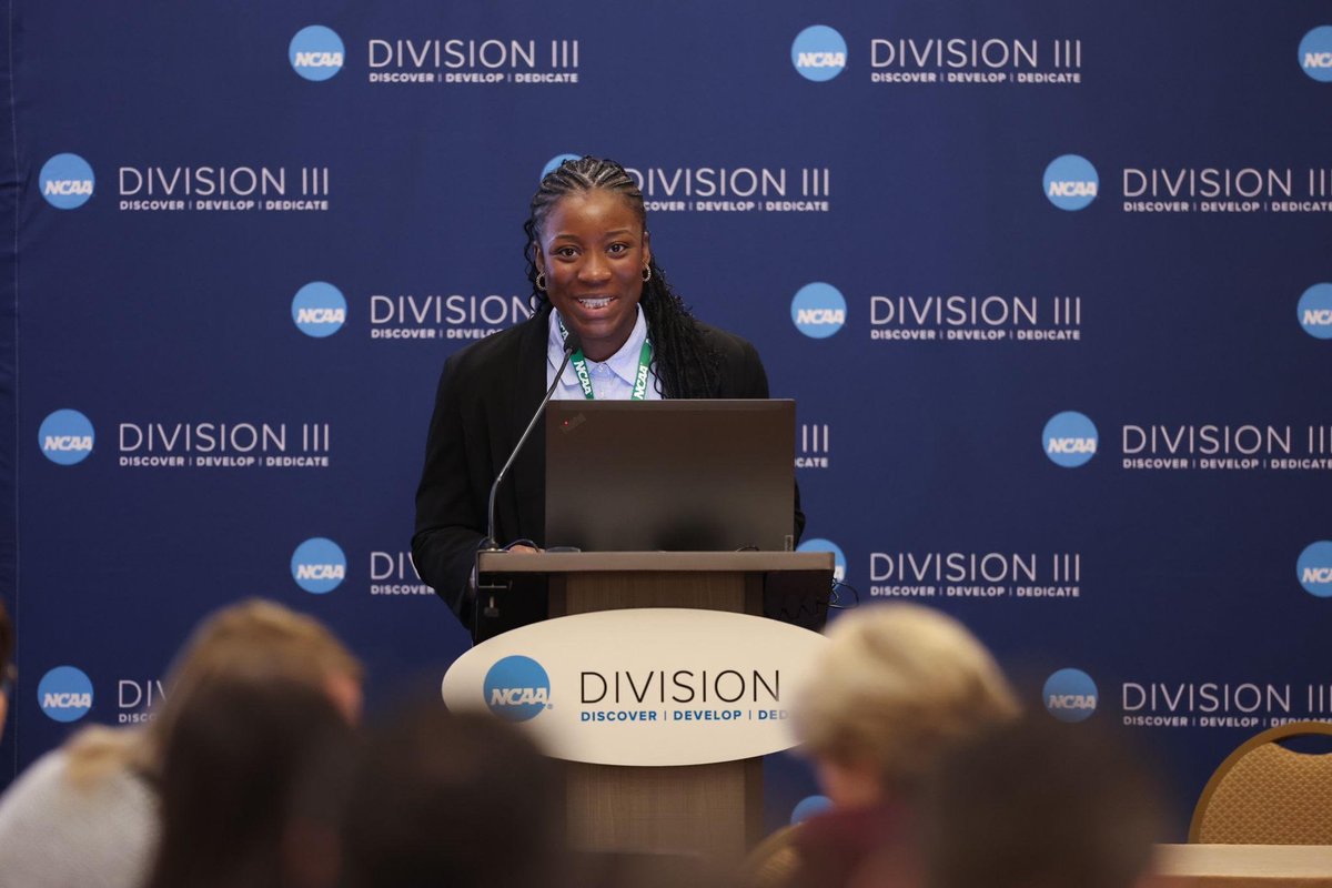 NESCAC's tweet photo. NEWS

Former @themules women's basketball student-athlete Adaobi Nebuwa has been named to the NCAA Board of Governors.

Nebuwa, a native of London, played at Colby from 2020-24 and earned a bachelor's degree in computer science and anthropology.

> https://t.co/ZPiobDiMSe https://t.co/cVzmxBmNhZ