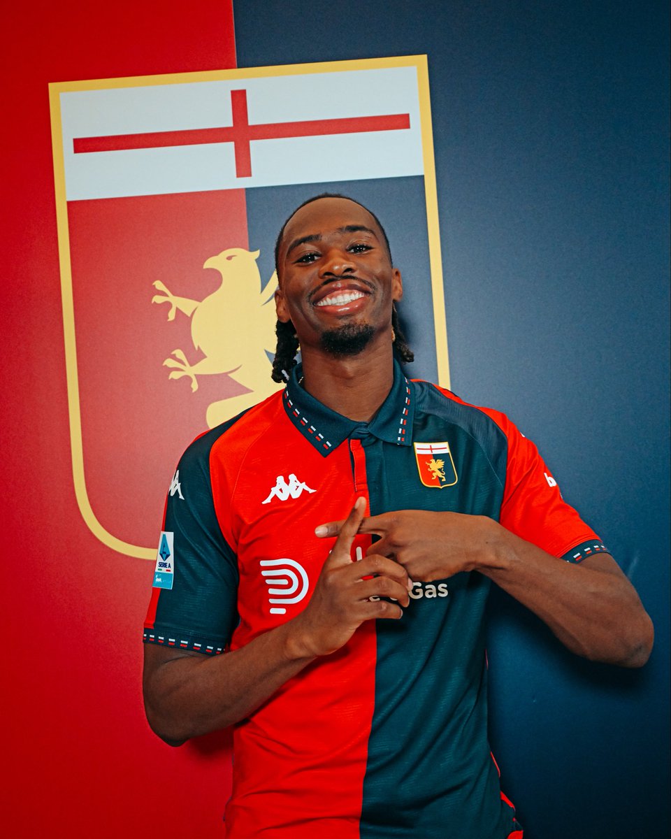GenoaCFC's tweet photo. 📝 Genoa CFC informa di aver completato il tesseramento dell’esterno Kingsley Ehizibue, nuovo rinforzo per l’organico della stagione 2026/27 🔴🔵

La nota del Club 👉 https://t.co/vqyhx1rmJc https://t.co/MAYYWZvnwu