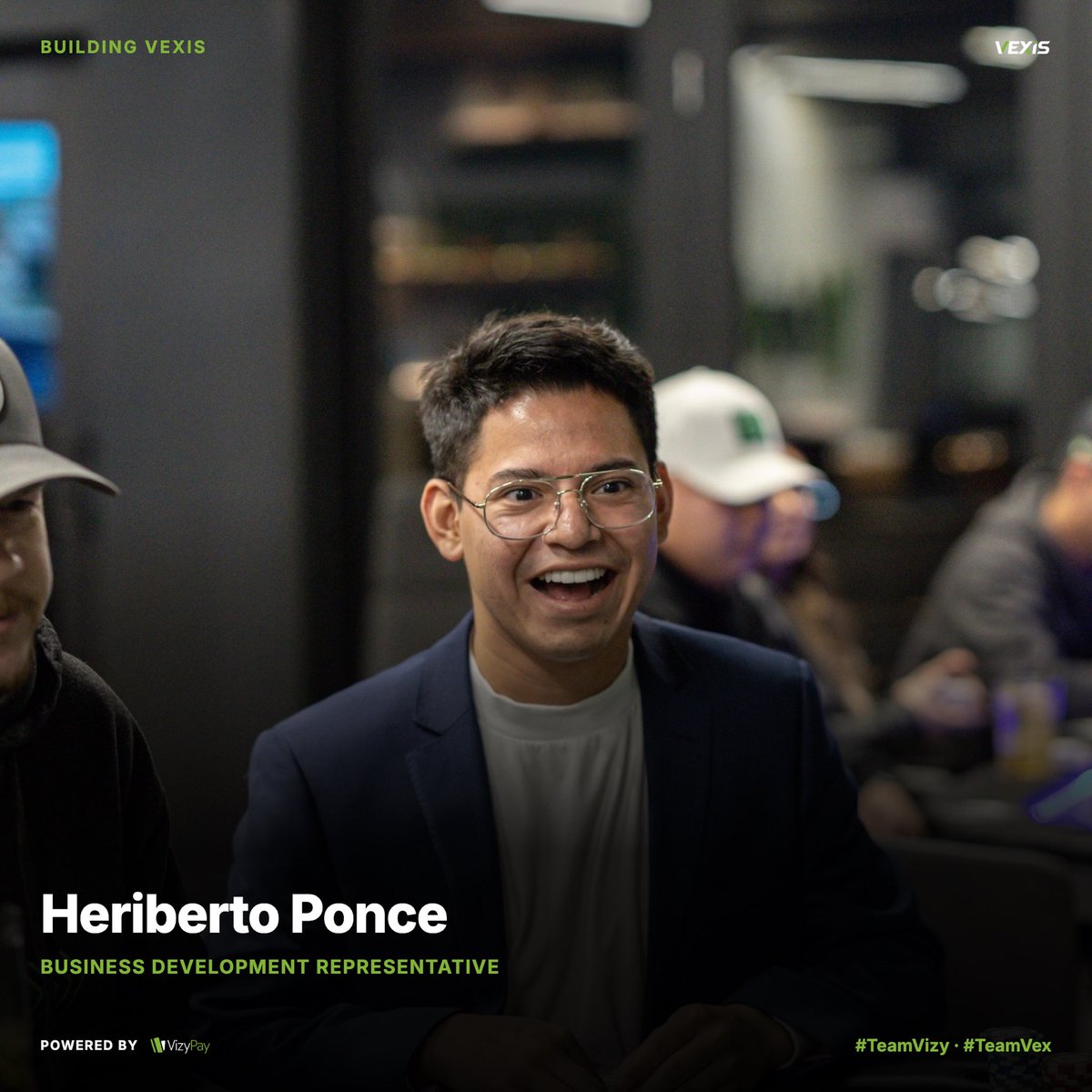 GetVexis's tweet photo. Heriberto Ponce is now Business Development Representative at VizyPay, working the ISV lane alongside Jesse, Andrew, Bennett, Rob, and Peyton on VEXIS Connect.

He spent years on recruiting before this move. Reading people and building trust fast, now aimed at software partners instead of candidates.

#TeamVizy #TeamVex #ISVPartnerships #EmployeeSpotlight #IowaBusiness