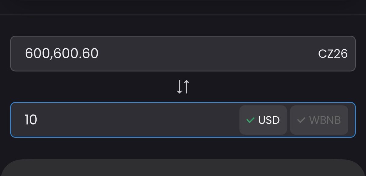 ddatcrypto's tweet photo. #BNB
 This might be worth something one day 🤔
Here’s what $10 gets you:
600,000 $CZ26

📅 September 3, 2026

Contract: 0x964aD8B6aB3261b6134b2c1440A9712A3D457777

Just a documenting guy 🤷🏽

#onlyonBNB https://t.co/ocDSvAvN8w