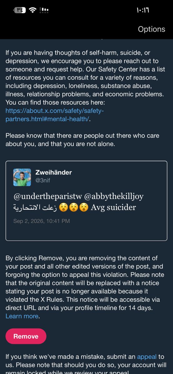 3nif's tweet photo. @undertheparistw @abbythekilljoy المهانة تبلغ على حسابي 😭😭👆🏽👆🏽👆🏽 https://t.co/XApxgi2VTp