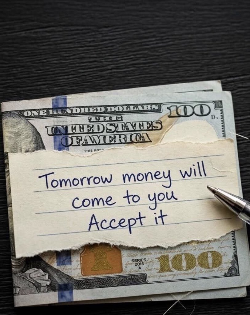 Moniflexera1's tweet photo. Accept it 🤲💰
Tomorrow, money will come to you💰💰 https://t.co/JmYamVT3k9