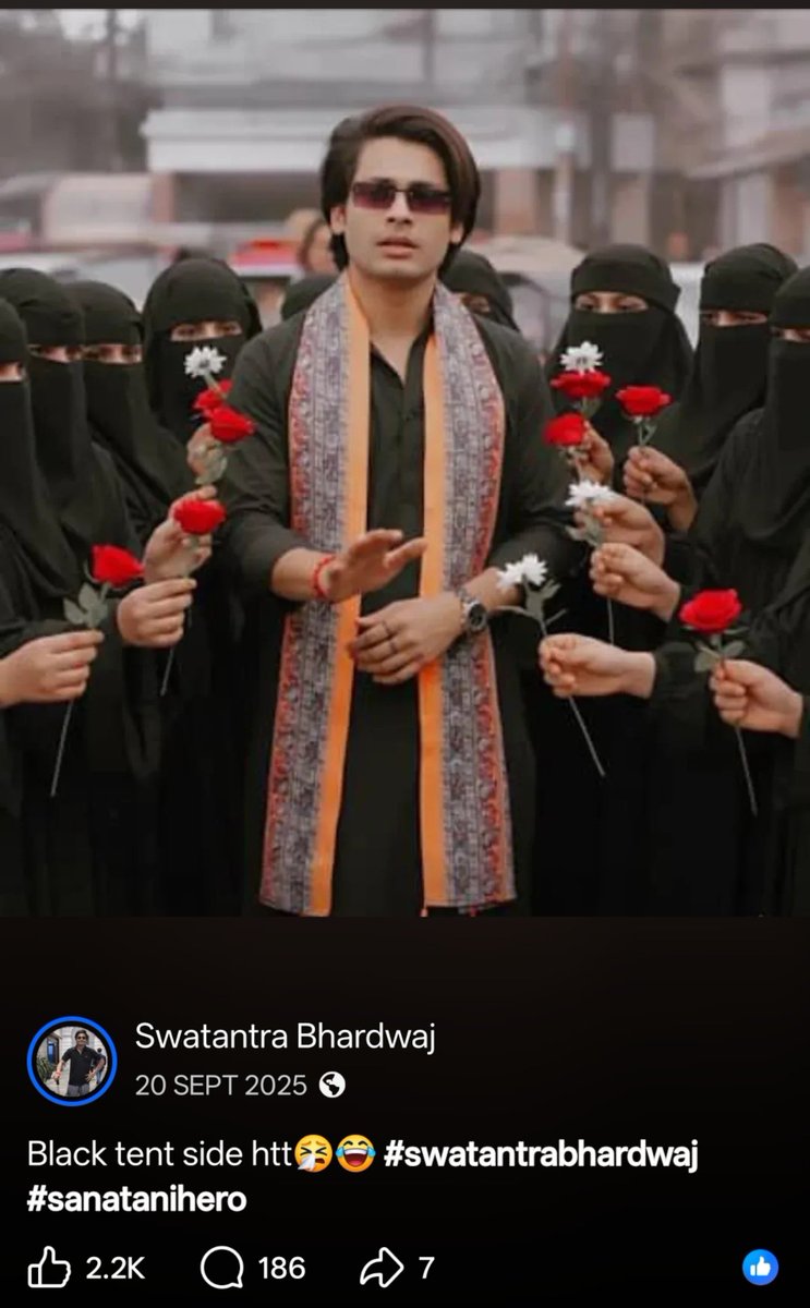 zoo_bear's tweet photo. Hello @DelhiPolice @DCP_IFSO. 
Here are a few posts by Swatantra Bharadwaj using AI generated images to sexualize Muslim women. 
Will you take cognizance of these provocative posts targeting Muslim Women? https://t.co/2jfTVRuYo5