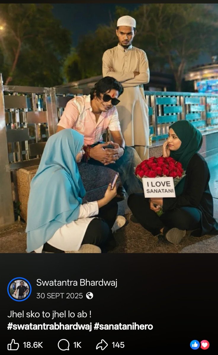 zoo_bear's tweet photo. Hello @DelhiPolice @DCP_IFSO. 
Here are a few posts by Swatantra Bharadwaj using AI generated images to sexualize Muslim women. 
Will you take cognizance of these provocative posts targeting Muslim Women? https://t.co/2jfTVRuYo5