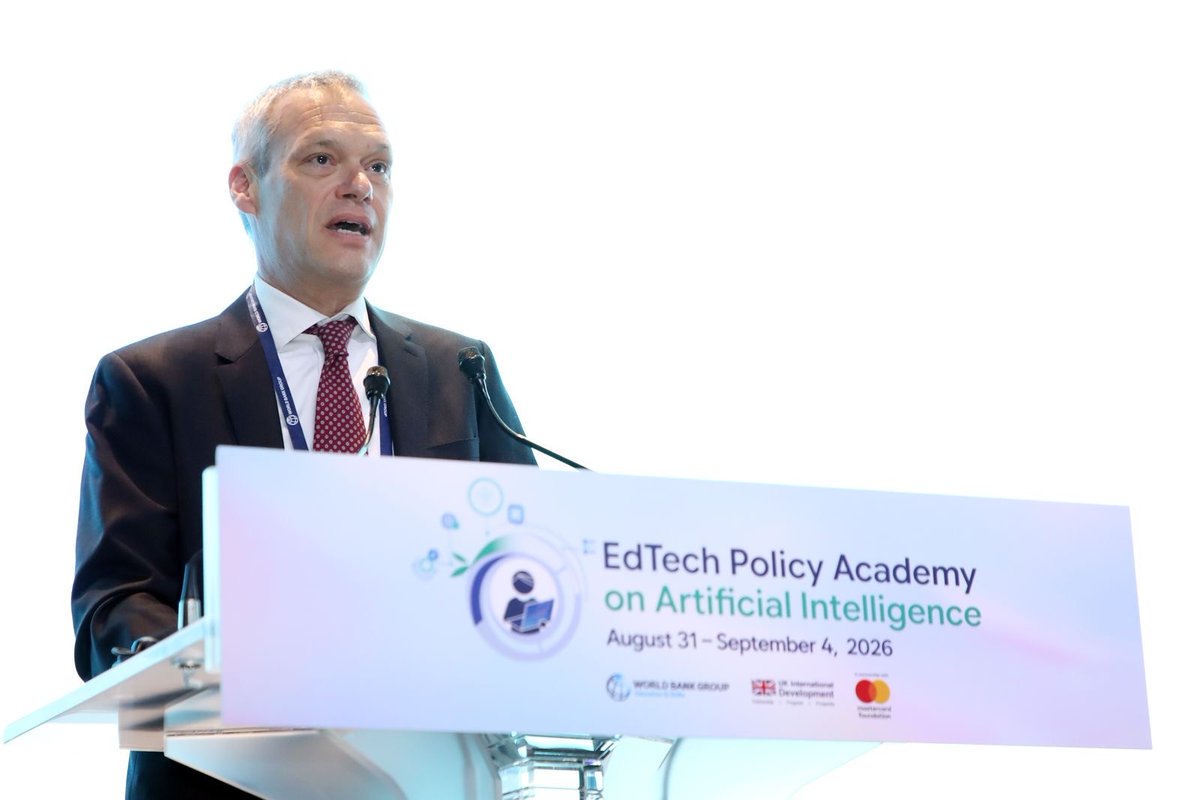 WBG_Education's tweet photo. From big questions to practical solutions: the @WorldBankGroup EdTech Policy Academy is underway in Seoul, helping policymakers shape inclusive, responsible education and skills systems for the future. #EducationWorks https://t.co/Iqch3A31GM @MastercardFdn https://t.co/xjhDJnx38Q