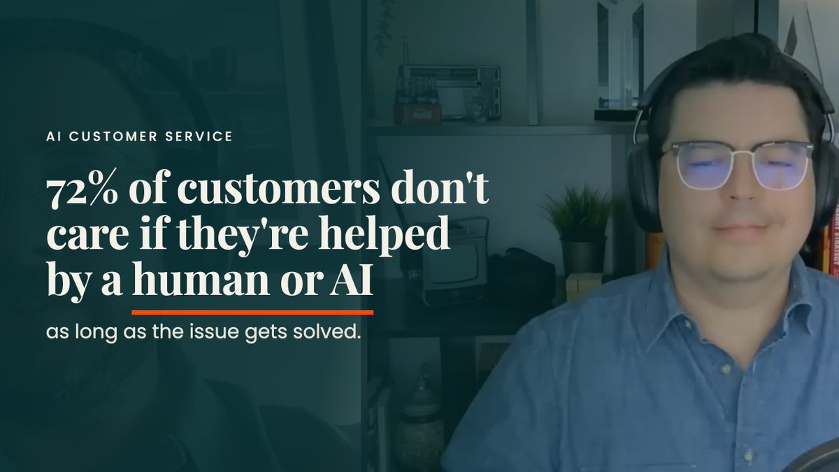 Revenue__Rob's tweet photo. Worried AI customer service will feel cold, generic, or make your customers repeat themselves? 😬 You're not alone.

Watch the full conversation: 🎥 https://t.co/6iB8Rsc6EH https://t.co/jMNOo1q2nV