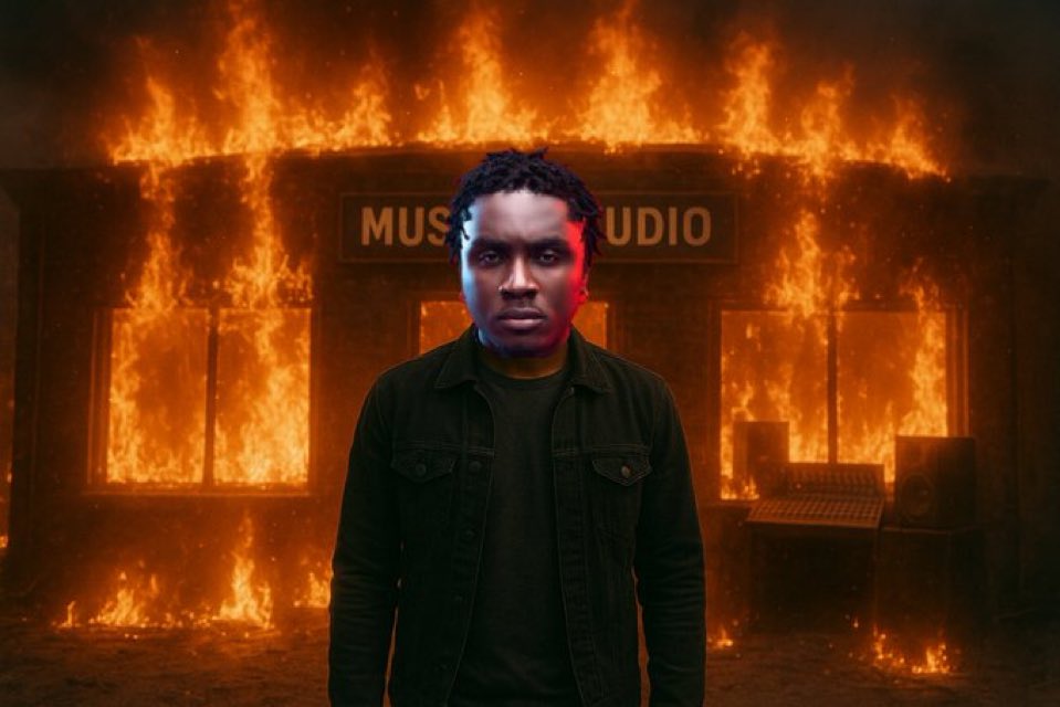 Societyhate666's tweet photo. Kweku smoke leaving the studio after recording the album https://t.co/fADKobOIvM