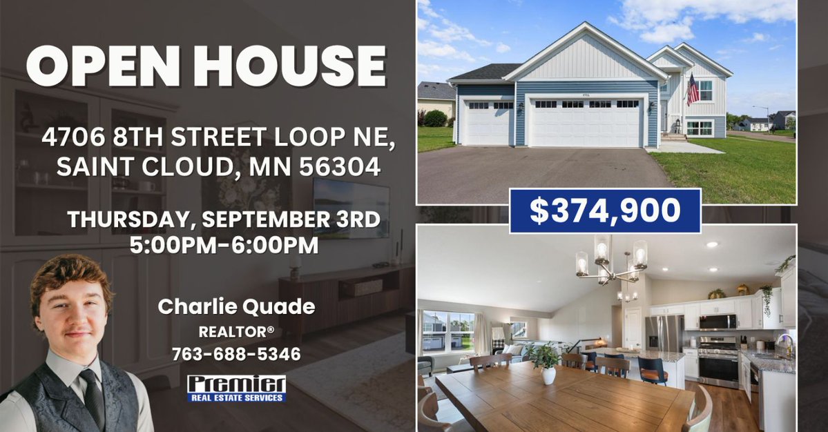Premier_RE's tweet photo. Don't miss the chance to tour this fantastic property! Show someone who should attend this open house! 😮
Showing TODAY from 5:00PM to 6:00PM!

#PremierRealEstateServices #RealEstateForSale #HomeSearch #PremierHomeSearch https://t.co/4H0cuDQCK9 https://t.co/Weqrrof9pl