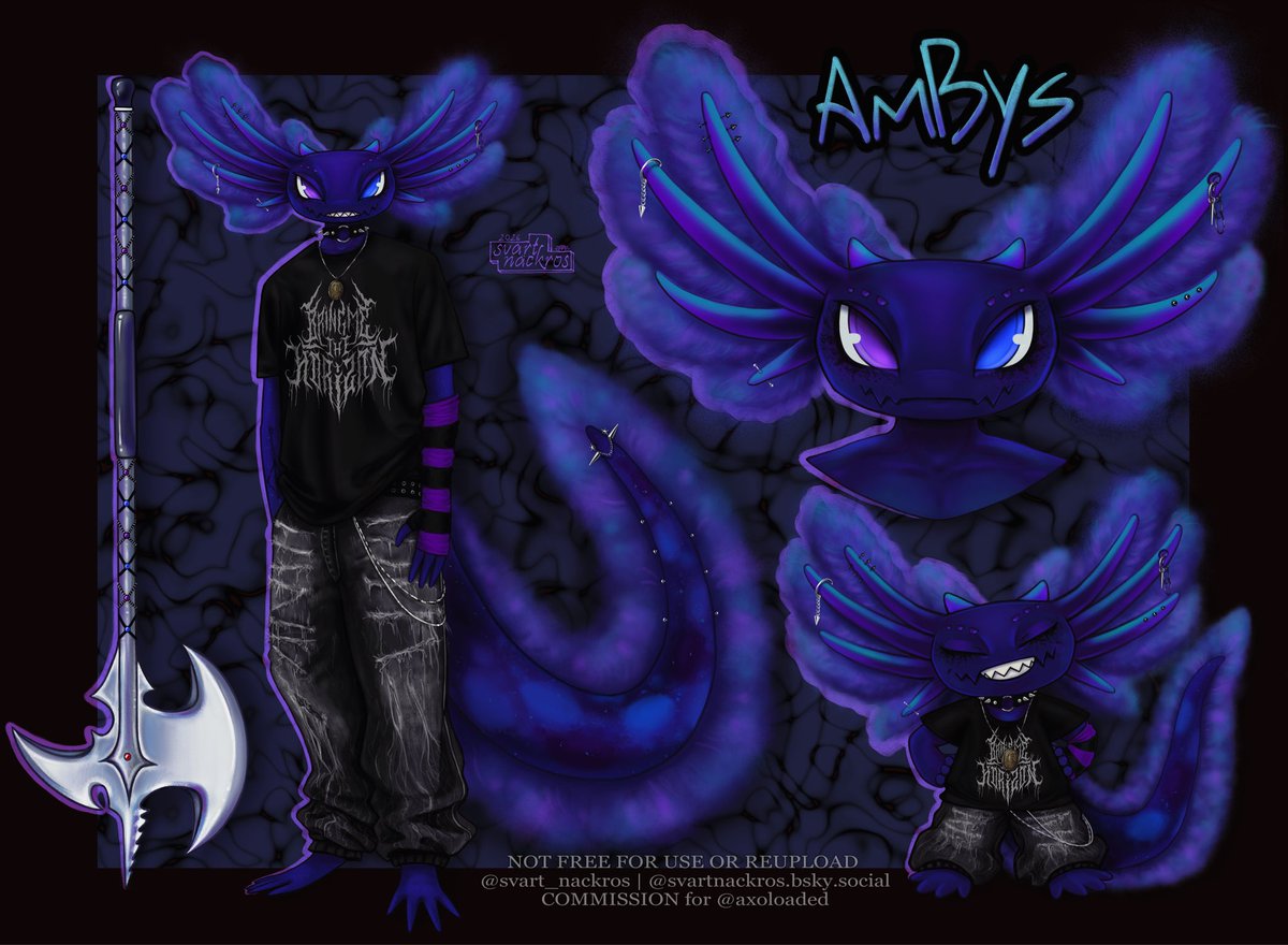 Axe_Xol's tweet photo. Some big news
Whilst some of you are already familiar with Xol I would like to introduce both Xol and Ambys

Please make sure to check out: 

@svart_nackros - Ambys
@ / Insomnia (on VGen) - Xol

They have done such an amazing absolutely amazing with both of these guys (1/2 posts) https://t.co/HL5J6ryCPN