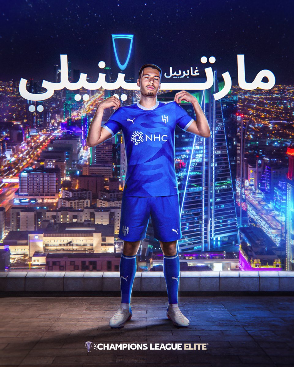 theAFCCL_ar's tweet photo. البرازيلي غابرييل إلى الهلال 🔵⚪️

مرحبًا بك في #دوري_أبطال_آسيا_للنخبة يا مارتينيلي 🏆 https://t.co/F4s2n8LiXF