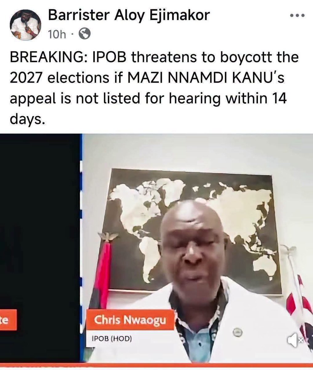 Chimechewom's tweet photo. You have no access to any IPOB documents, IPOB letter heading, IPOB RadioBiafra, BiafraTV, liaising offices, Head headquarters, diplomatic contacts, IPOB family units &amp; they told you that you Are HOD?🤣🤣.
Anyway your HODS means directorate of Sokoto. https://t.co/7HZrPyDLf5