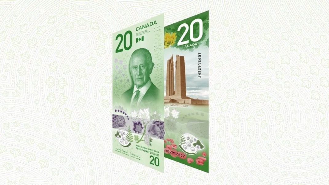 PolitlcsGlobal's tweet photo. 🚨🇨🇦 NEW: The Bank of Canada has introduced a new $20 bill 

It will enter circulation in early 2027 https://t.co/VZMtp9TfPX