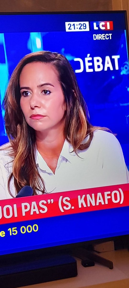 Babylone771's tweet photo. Ce soir, Sarah Knafo sur LCI, c’est d’un niveau ! 
Elle est vraiment incroyable, cette femme. 
Une chance énorme pour la France. 🇫🇷♥️ https://t.co/Xm1SZfwuAI