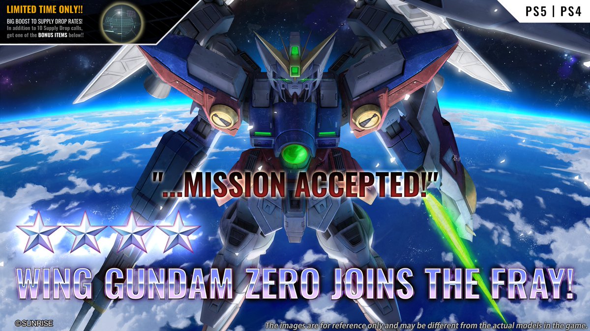 GBO_EN's tweet photo. "...Mission Accepted!"

Wing Gundam Zero is now available in the Supply Drop. Read all about it in our weekly update!

https://t.co/rcmm0qb0sq https://t.co/qSQVv0HXYn