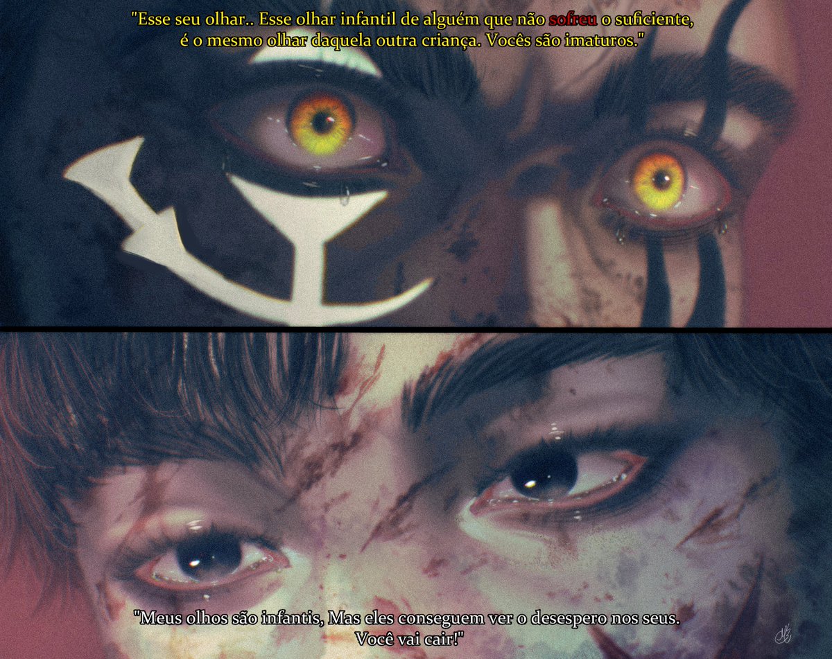 mblilium's tweet photo. "Guerreiro" 
Fui reassistir Calamidade e quis desenhar essa cena de novo 👁️ #ordemparanormal https://t.co/Cb4ecu4tml