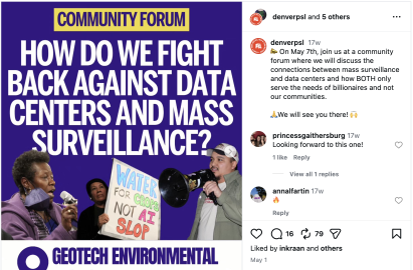 CASE_forAmerica's tweet photo. China wants to win the AI race, and Beijing-linked influence operations have already targeted America’s data-center debate.

Our new report finds something more troubling: a China-linked activist ecosystem is explicitly merging fights over privacy and policing with opposition to America’s compute buildout. 🧵