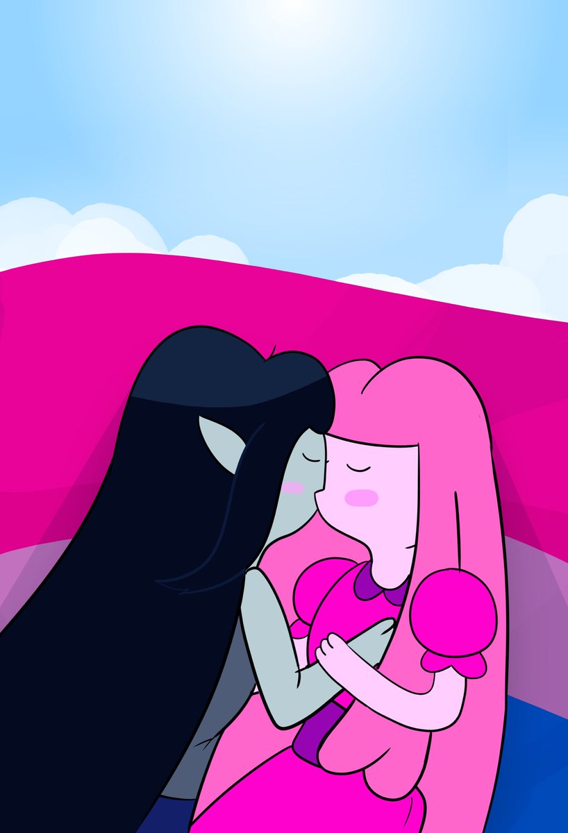 Lemoncan48763's tweet photo. Happy Bisexual Awareness Month!!! #bubbline #adventuretime #adventure_time https://t.co/Zi1auoZURc