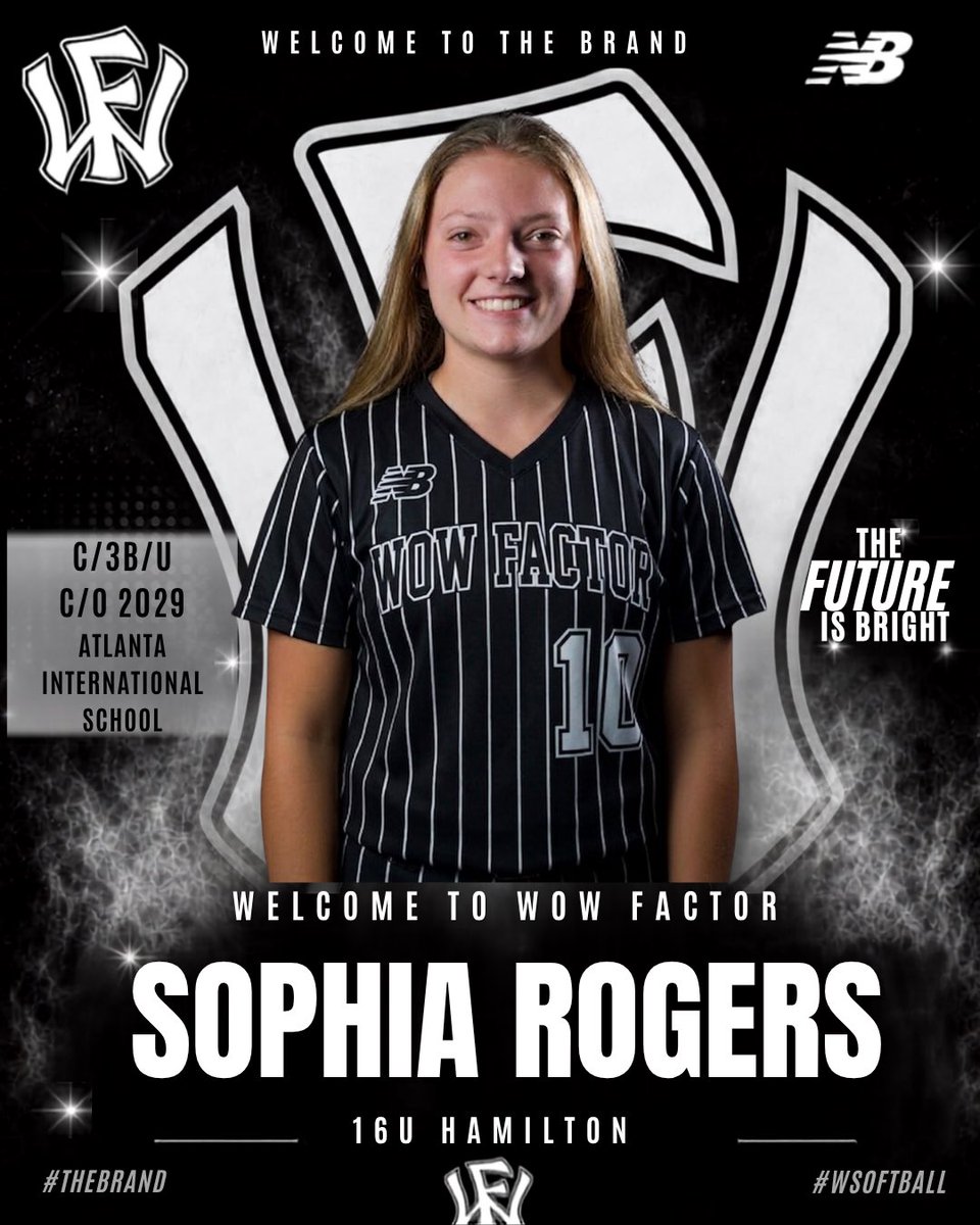 WowFactor16u's tweet photo. These two versatile ballers are coming back! 🖤🩶

Welcome to #TheBrand Sophia and Nicole!

We are excited to welcome you both to the Wow Factor 16u Hamilton team. 

We can't wait to watch you both shine this season! 🥎

#WFSoftball #WowFactor #16uHamilton #NewBalance https://t.co/t1qWBAIKpl