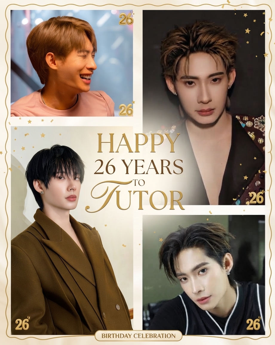 chocoShanObaun's tweet photo. 💗HAPPY 26 YEARS TO TUTOR💗
Tutorくん、26歳のお誕生日おめでとうございます🤍
あなたの歩む道が、これからも優しさと幸せで満ちていますように♡😌
#TutorKrp
#26OrbitsWithTutorKRP https://t.co/JA7olfwnbW