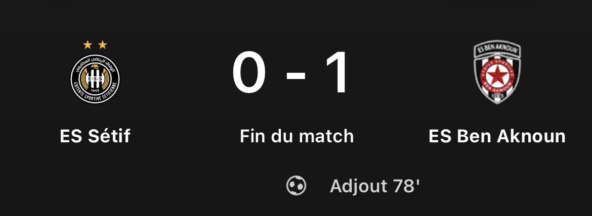 DZzone_'s tweet photo. 𝗟𝗔 𝗦𝗘𝗡𝗦𝗔𝗧𝗜𝗢𝗡 ! 😳

L’ES Ben Aknoun bat l’ESS pour cette J1 ! 🔥 https://t.co/Y74B0bJMzW