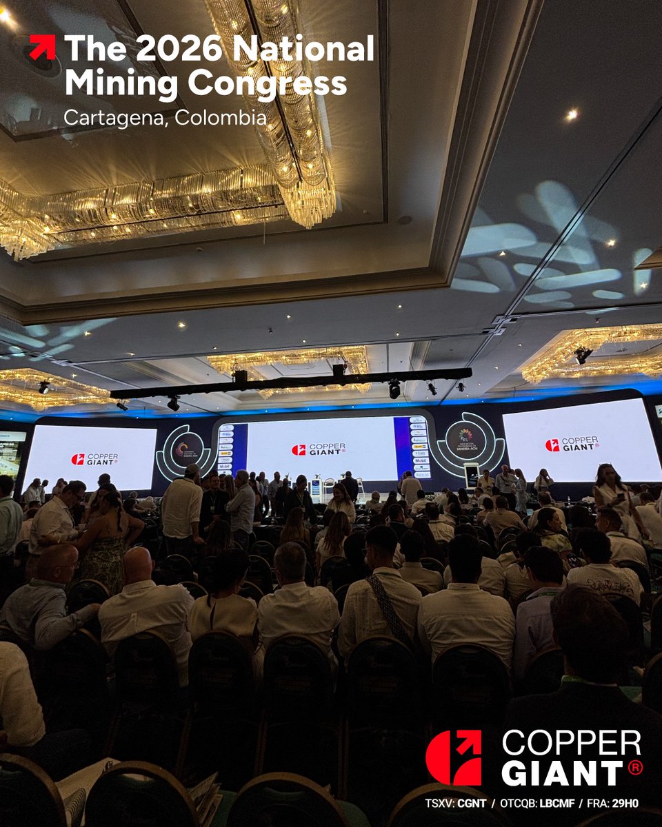 Cu_Giant's tweet photo. Copper Giant is participating in the National Mining Congress. Our presence supports industry dialogue and collaboration.
Together We Make a Difference.
#CopperGiant #NationalMiningCongress
$CGNT.V $LBCMF
Rise With Copper https://t.co/TMUg7DcoJk