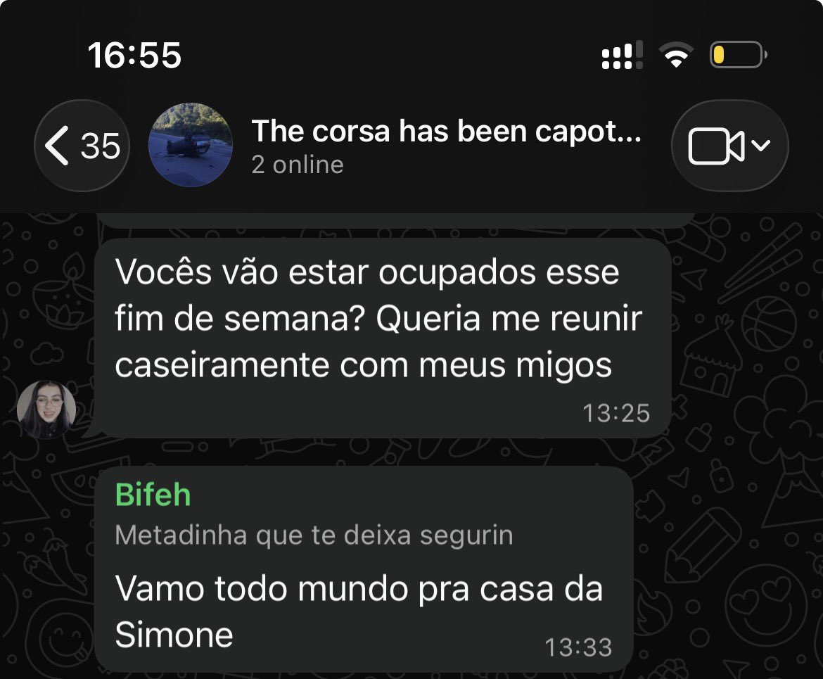 sitoninha's tweet photo. Toda hora eles marcando rolê na minha casa sem eu saber kkkkk pqp https://t.co/7qjUOV1xrx