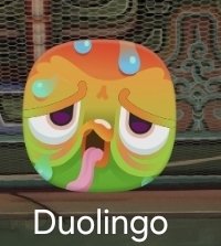 MurasameTV's tweet photo. Why has my Duolingo owl looked terminally ill for three days? My streak is still intact. https://t.co/WgO1Z70sOa