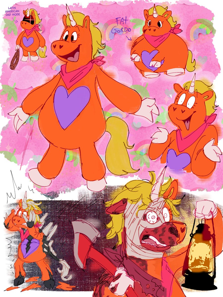 Agus_Art_2004's tweet photo. IT'S BUDDY! 🎵🎶
OH, BUDDY🎶🎵
🦄🪓🧡✨

(Hice un rediseño a Dark Buddy para que se vea amenazante)

(I redesigned Dark Buddy to make him look menacing)

#Buddytheunicorn #Buddy 
#Buddymovie #Fanart https://t.co/BL7a4GVr4G