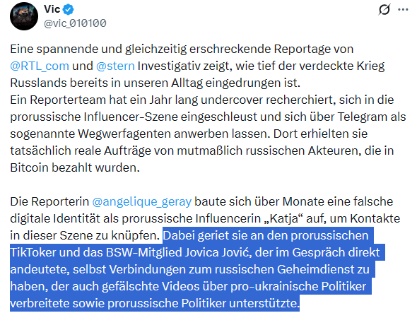 WagenWatch's tweet photo. Sehr spannend. Schaut euch das unbedingt an!
https://t.co/eChvLvfuTo https://t.co/wp0RUzNNRa