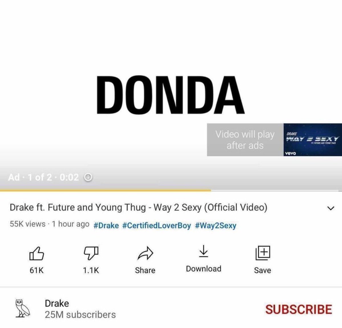 allkanyewest's tweet photo. I miss the trolling of Donda vs CLB 😭 https://t.co/8etfuzXpYA
