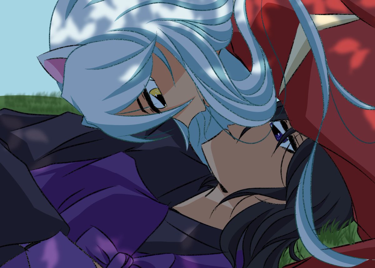 EmiSophy22r's tweet photo. «I see my whole world in your eyes» ❤️💜

#inuyasha #miroku #inumir #犬夜叉 #digitalartㅤㅤㅤㅤ #fanartㅤㅤㅤㅤ #smallartist https://t.co/gvnWTw4nZO