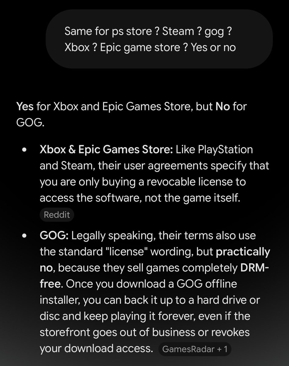 GoodHunterBL2's tweet photo. @totallynotretro @Seramurai_ Btw all digital store like steam and xbox (I think except GOG) are the same a digital license can be revoked. This shitty thing is not just PlayStation (fuck them) https://t.co/eer6Ki5BIk