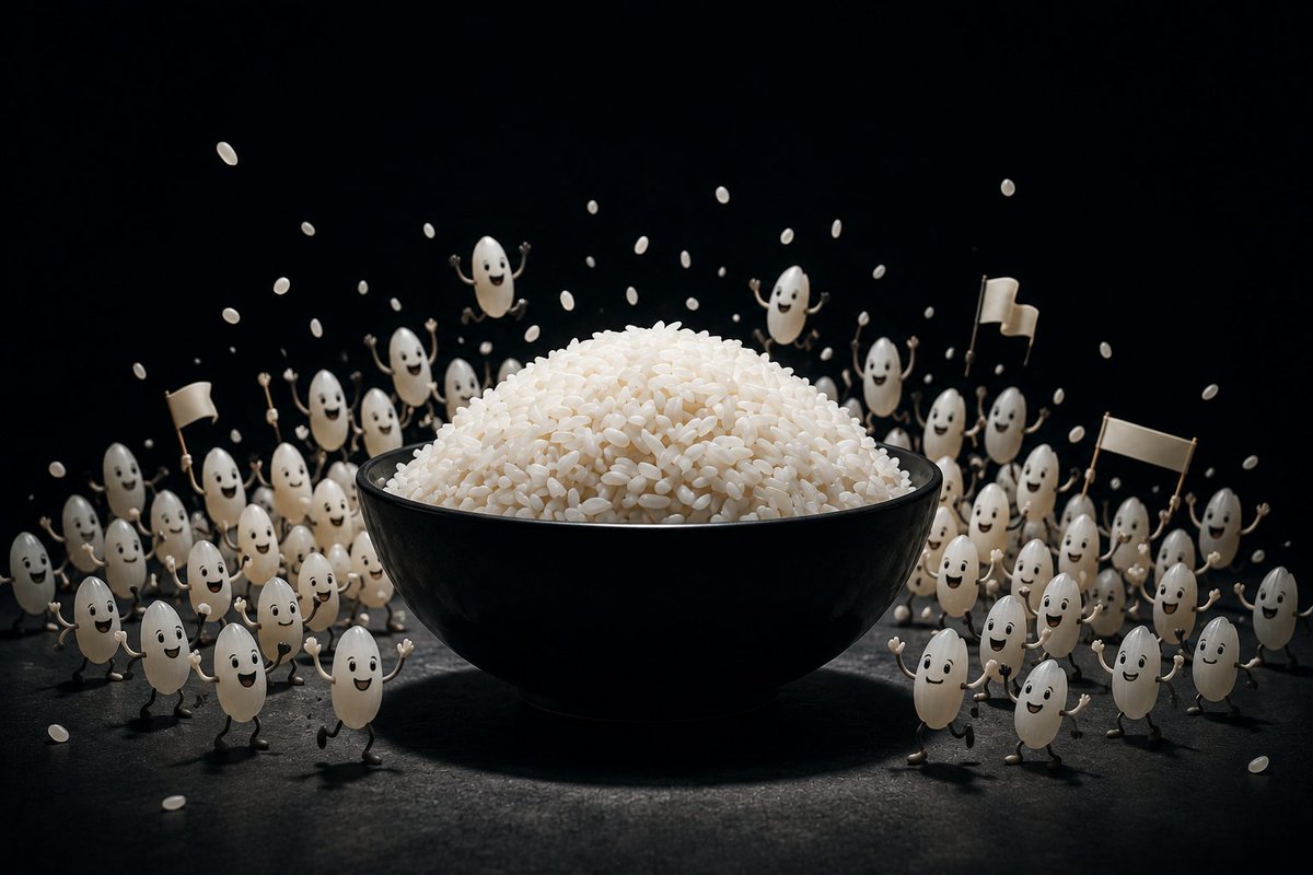 iEddydavid's tweet photo. When $Rice is finally ready, the community celebrates.
Nobody asked them to come, but somehow everybody showed up.
It's not just food, it’s an event. https://t.co/5NQLE7C0aA