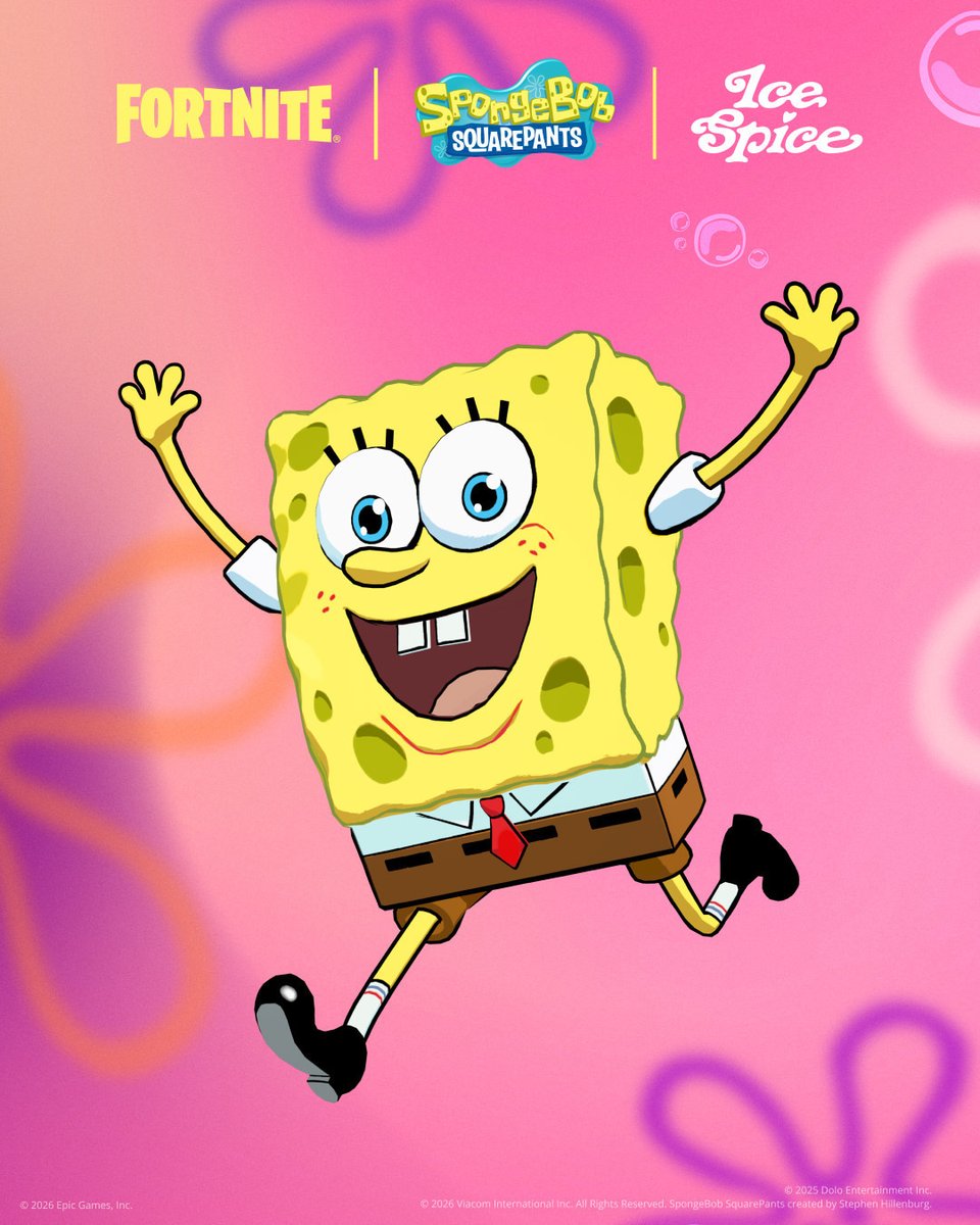 paramountgames's tweet photo. Summer is coming to an end, big guy—grab your buddies and drop into Fortnite! @SpongeBob and Patrick are back in the @Fortnite Item Shop! 🍍🧽 https://t.co/6fs9FV1fPn