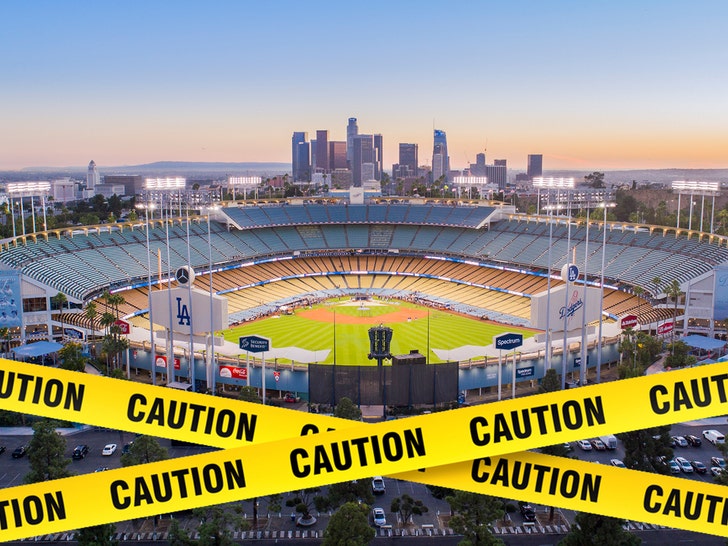 TMZ's tweet photo. 🚨 Man found hanging near Dodger Stadium during a baseball game.

What we know: https://t.co/pWug8tVlRb https://t.co/E04AT29KNL