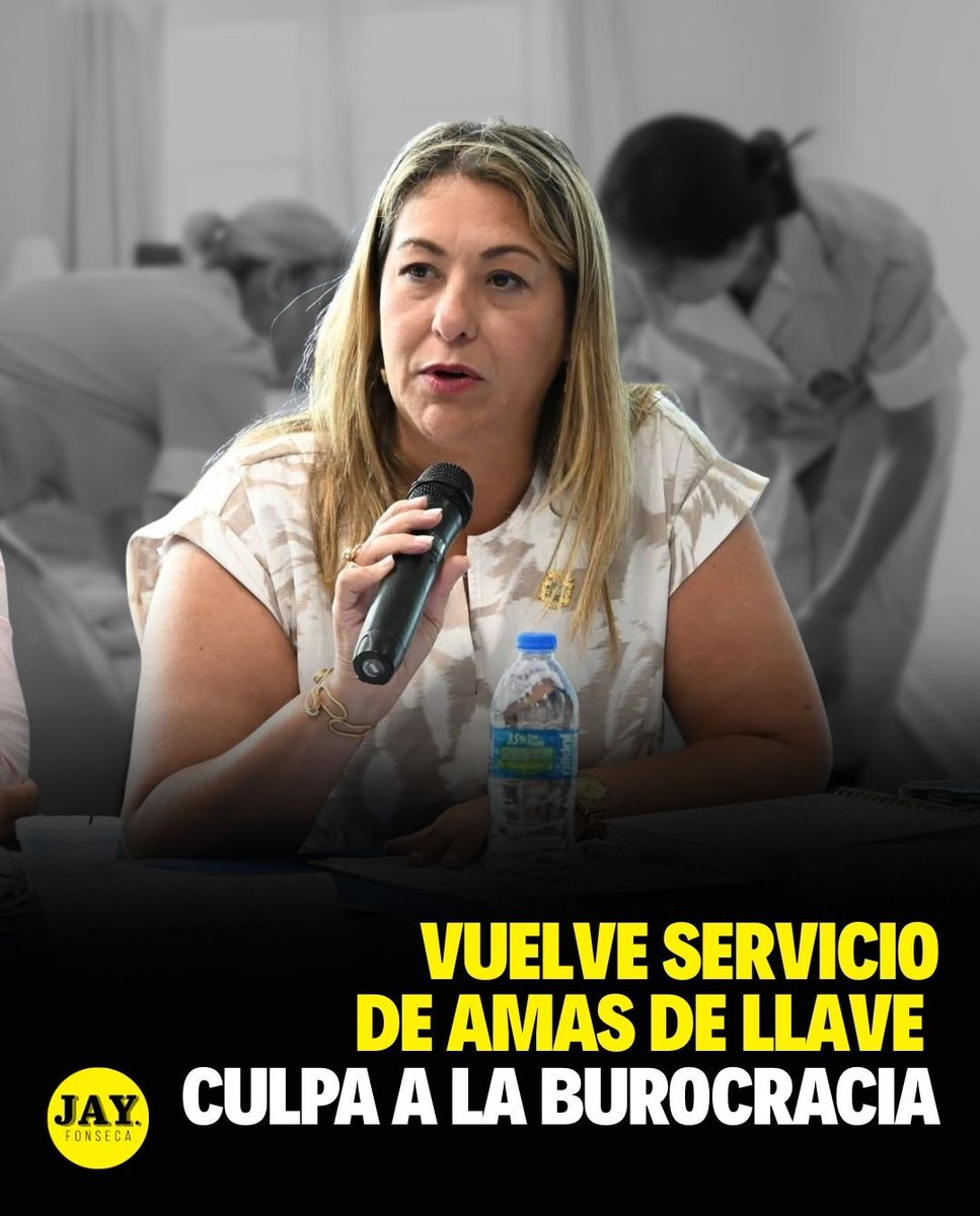 jayfonsecapr's tweet photo. ✅ El servicio de amas de llaves que ofrece COSALL se reanuda este viernes para los más de 1,500 adultos mayores y personas con discapacidad que lo reciben en la isla, anunció la secretaria de la Familia, Suzanne Roig Fuertes.

🗣️ Roig Fuertes aseguró que "el asunto está atendido" y que no había tarea más importante que firmar hoy el contrato para reinstalar el servicio mañana mismo.

⚖️ La funcionaria culpó del atraso a la burocracia de la Junta, y contrastó esos "elementos burocráticos" con lo que llamó la política de agilidad y transparencia de la gobernadora.

📄 Por su parte, la Junta explicó que no podía aprobar el contrato porque el proceso fue impugnado en el tribunal, y pidió a ADFAN resometer el contrato actual para extenderlo un mes mientras se dilucida el litigio.

🔎 El contrato vigente es de $18 millones anuales, y la Junta aún pedía información adicional que Familia dice estar entregando.

💬¿Bastará esta extensión de un mes o volveremos a lo mismo cuando venza?

Fuente: El Vocero

#AmasDeLlave #adultomayor #Familia #SuzanneRoig #JuntaControlFiscal