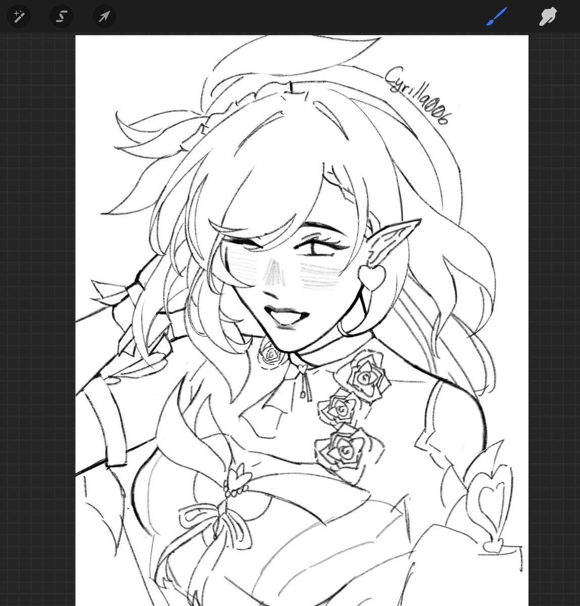 cyrilla006's tweet photo. Wip 

#Elysia #エリシア #崩壞3 https://t.co/o7NVsAIdZS