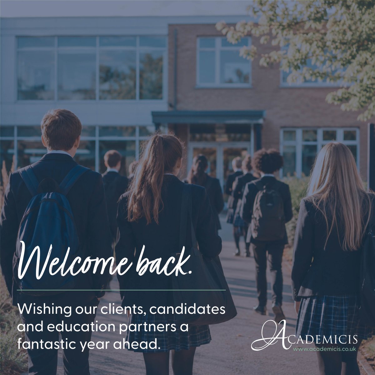 Academicis's tweet photo. Wishing all schools, trusts &amp; education leaders a successful start to the new academic year. If you're planning for leadership succession, interim support or future appointments, Academicis is here to help. 📞 01223 907979 #BackToSchool #EducationLeadership #EducationRecruitment https://t.co/LAH036U3PE