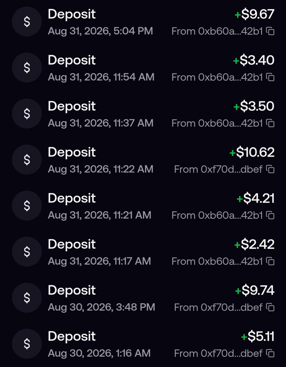 tieonrh's tweet photo. Our rewards are in USDG, and @MEADGod set it up with a manual hook ( Mead if you see this please just confirm i explained it well ).

In the @fomo app, it automatically converts into cash.

You can see it at "View transfer history."

TRADE INVEST EARN - $TIE https://t.co/VZLSKUmSDw