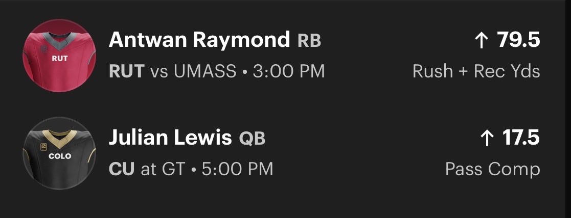 tuffpicks's tweet photo. CHALKBOARD CFB PAIR🚨🏈💰
COLLAB WITH @AEProps ‼️
#gamblingtwitter #gamblingx #prizepicks #PrizePicksCFB #CFBProps #CFBDFS #collegefootball #fanduel #draftkings 📷 #DFS https://t.co/l3SDgn2NRE